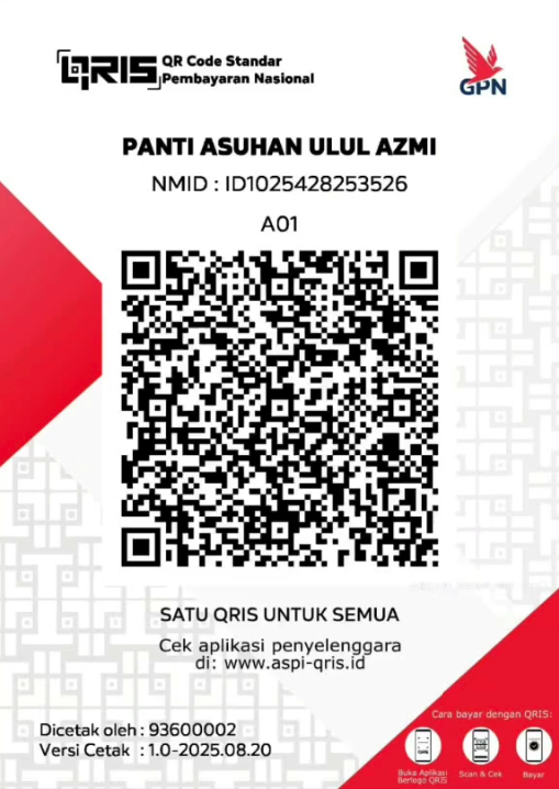 QRIS Panti Asuhan Ulul Azmi Surabaya